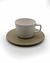 Set Taza y Plato blanco y visón Panal 200 ML en internet