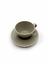 Plato y taza de té Neo Silk Grey - comprar online