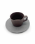 Set Taza y Plato Grey y Marrón de 200 ml. - La Covacha