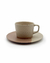 Set Taza y Plato Grey y Marrón 200 ML - comprar online