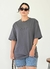 Camiseta Oversized Premium Jesus Loves - Cinza - Consagra Tshirts