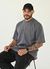 Camiseta Oversized Premium Jesus Loves - Cinza na internet