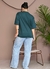Camiseta Oversized Premium Jesus - Verde Petróleo - loja online