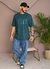 Camiseta Oversized Premium Jesus - Verde Petróleo - comprar online