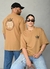 Camiseta Oversized Premium Is 53.5 - Caramelo - comprar online