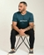 Camiseta Masculina Jesus Salva Verde Petróleo - Consagra Tshirts