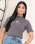 Blusa Gola Alta Corajosa Cinza - comprar online