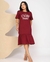 Imagem do Vestido Babado Cristo Vive - Marsala