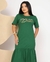Vestido Babado Sempre Foi Deus - Verde Bandeira