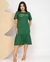 Vestido Babado Sempre Foi Deus - Verde Bandeira na internet