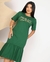 Vestido Babado Sempre Foi Deus - Verde Bandeira - comprar online