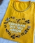 Blusa Bordada Nada Vai Me Separar Amarelo - Consagra Tshirts