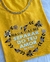 Blusa Bordada Nada Vai Me Separar Amarelo na internet