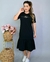 Vestido Babado Seja Luz Preto - comprar online