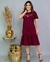 Vestido Babado Abençoada Marsala - comprar online