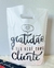 Kit com 20 Sacolas Gratidão Branco - comprar online