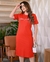 Vestido Algodão Mulher Virtuosa - Laranja - loja online