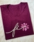 Blusa Bordada Fé Flor Marsala - comprar online