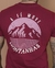 Camiseta Masculina A Fé Move Montanhas Marsala - comprar online