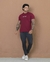 Imagem do Camiseta Masculina A Fé Move Montanhas Marsala