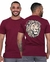 Camiseta Masculina Ele Vive Marsala - comprar online