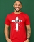 Camiseta Masculina Jesus Cruz Vermelho