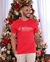 Camiseta Masculina Cristo Nosso Alicerce Vermelho