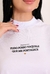 Blusa Gola Alta Tudo Posso Branca - Consagra Tshirts