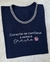 Blusa Bordada Conecte-se Em Deus Marinho - comprar online