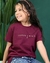 Camiseta Infantil Jesus Marsala