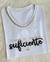 Blusa Bordada Jesus é Suficiente Branco - comprar online