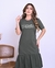 Vestido Babado Mulher Transformada Verde Musgo - Consagra Tshirts