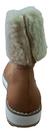 Pantubotas Mujer Botas Caña Alta Larga Corderito Plataforma - tienda online