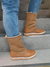 Pantubotas Mujer Botas Caña Alta Larga Corderito Plataforma - comprar online