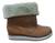 Pantubotas Mujer Botas Caña Alta Larga Corderito Plataforma
