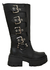 Imagen de Botas Borcego Mujer Hebillas Caña Alta Larga Tendencia Moda