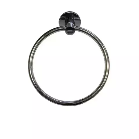 Toallero aro de bronce cromado - comprar online