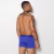Cueca Boxer Adulto Romantic Lisa Cor:Azul Bic;Tamanho:GG