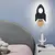 Lâmpada de parede led moderna dos desenhos animados das crianças quarto ilumin - Azura