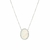 COLAR MADREPEROLA ZIRCONIA OVAL na internet