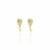 BRINCO QUADRADO CRISTAL AMETISTA VERDE - comprar online