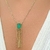 COLAR PINGENTE CRISTAL ESMERALDA COM FRNAJA