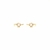BRINCO CRISTAL QUARTZO ROSA PIERCING SOL (PAR) - comprar online