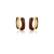 BRINCO ARGOLA ESMALTE MARROM