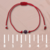 PULSERA AMATISTA HILO ROJO en internet