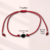 PULSERA TURMALINA NEGRA HILO ROJO - comprar en línea