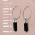 ARETES PUNTA ONIX - comprar en línea