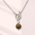 COLLAR PLATA .925 OJO DE TIGRE