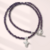 COLLAR AMATISTA CON COLIBRÍ DE PLATA .925