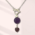Collar Amore Amatista plata .925